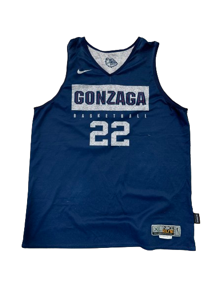 Anton Watson Gonzaga Basketball Player Exclusive Reversible Practice Jersey (Size XL)
