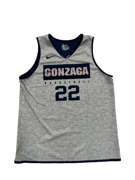 Anton Watson Gonzaga Basketball Player Exclusive Reversible Practice Jersey (Size XL)