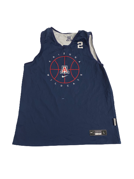 Adama Bal Arizona Basketball Player-Exclusive Reversible Practice Jersey (Size L)