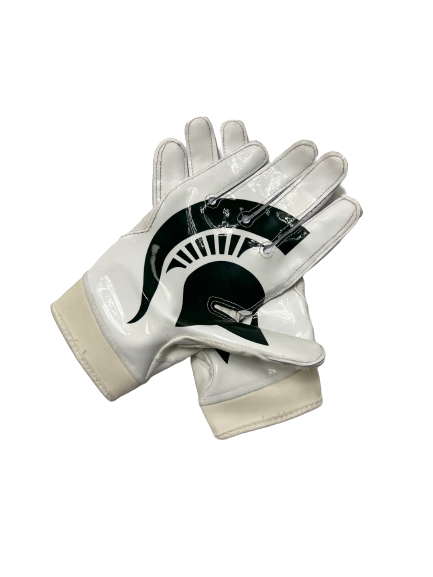 Michigan State Football Player-Exclusive Gloves (Size XL)