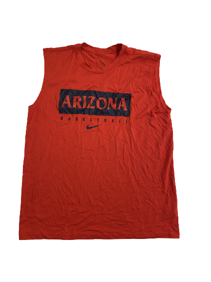 Adama Bal Arizona Basketball Player-Exclusive Workout Tank (Size L)