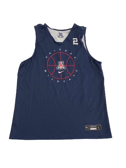 Adama Bal Arizona Basketball Player-Exclusive Reversible Practice Jersey (Size L)