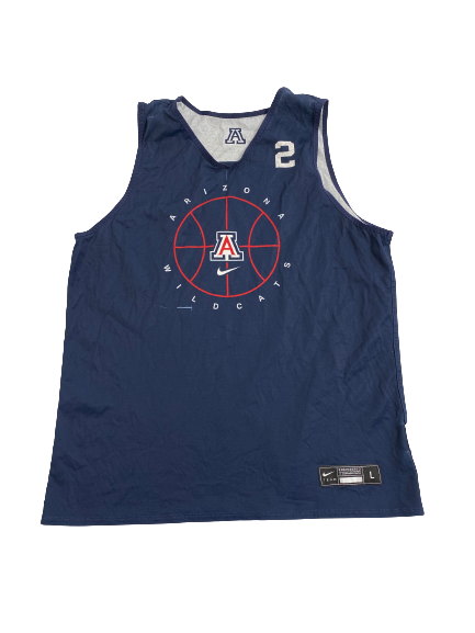 Adama Bal Arizona Basketball Player-Exclusive Reversible Practice Jersey (Size L)