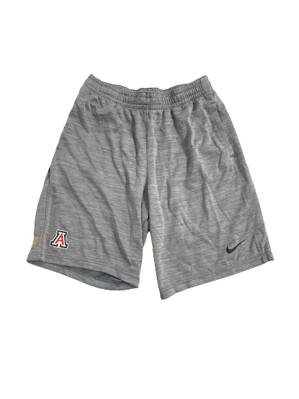 Adama Bal Arizona Basketball Player-Exclusive Sweatshorts with GOLD Elite Tag (Size L)