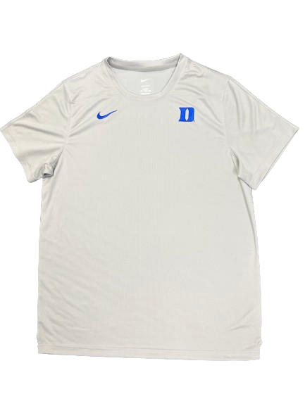 Kyle Filipowski Duke Basketball Team Issued Workout Shirt (Size XLT)