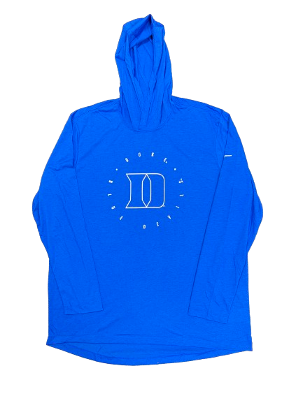 Kyle Filipowski Duke Basketball Team Issued Performance Hoodie (Size XL)