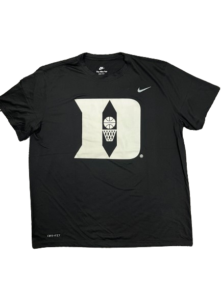 Kyle Filipowski Duke Basketball Team Issued Workout Shirt (Size XXL)