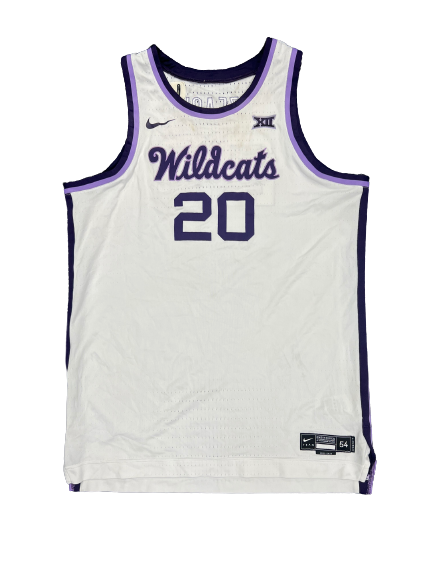 Kaosi Ezeagu Kansas State Basketball 2021-2022 Game Issued Jersey (Size 54)