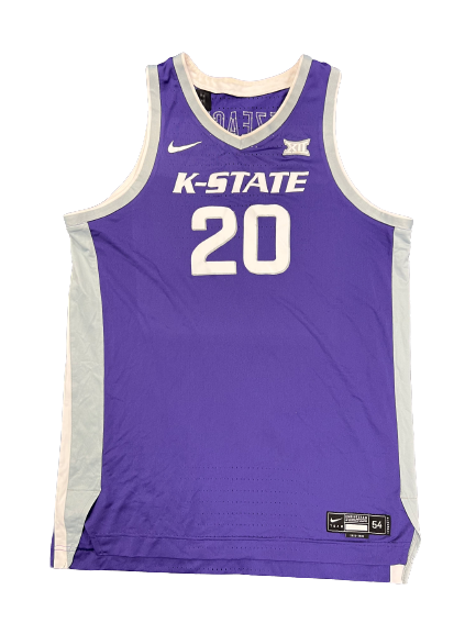 Kaosi Ezeagu Kansas State Basketball 2021-2022 Game Issued Jersey (Siz –  The Players Trunk