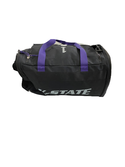 Kaosi Ezeagu Kansas State Player-Exclusive Travel Duffel Bag With 