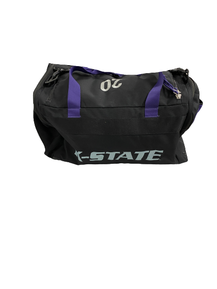 Kaosi Ezeagu Kansas State Player-Exclusive Travel Duffel Bag With 