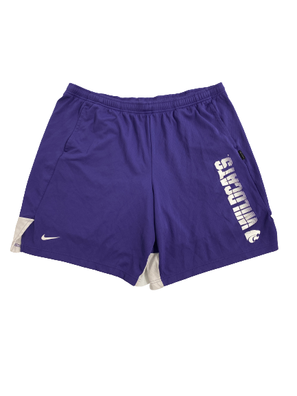Kaosi Ezeagu Kansas State Team-Issued Shorts (Size XXL)