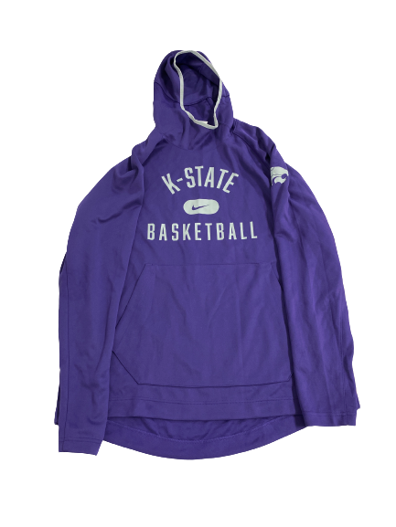 Kaosi Ezeagu Kansas State Team-Issued Travel Sweatshirt (Size XXLT)