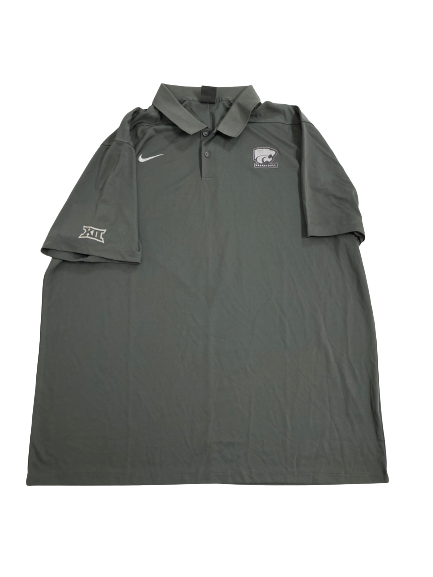 Kaosi Ezeagu Kansas State Team-Issued Polo Shirt (Size XXL)