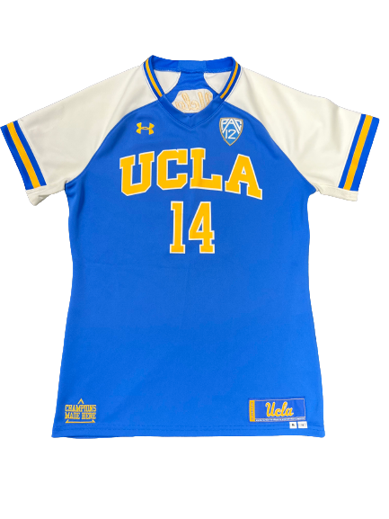 Kelli Godin UCLA Softball 2019 College World Series Champions Season Game Worn Jersey (Size M)
