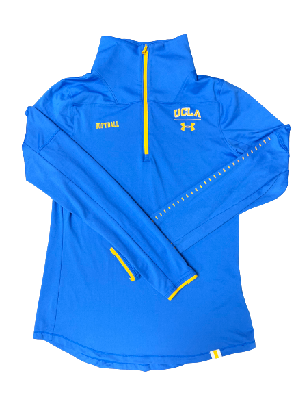 Kelli Godin UCLA Softball Team Issued Warm-Up Quarter-Zip Pullover (Size M)
