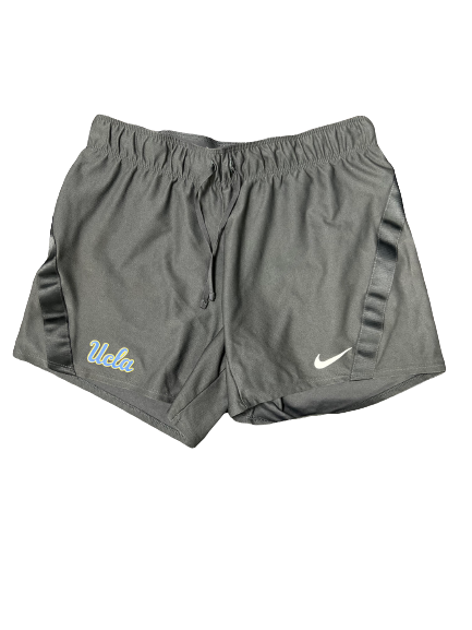 Kelli Godin UCLA Softball Team Issued Grey Workout Shorts (Size Women&