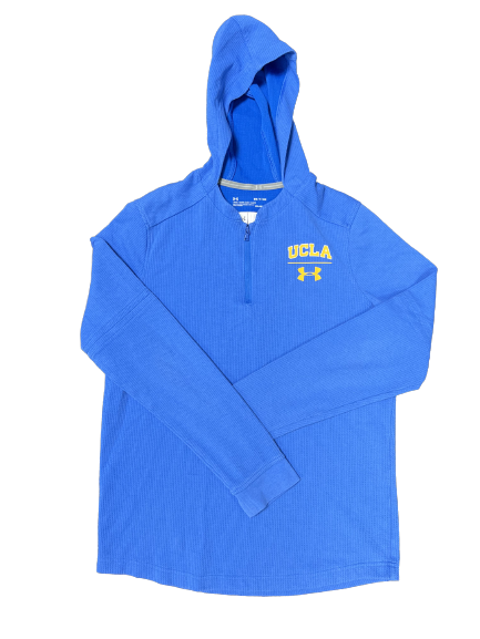Kelli Godin UCLA Softball Team Issued Quarter-Zip Jacket with Hood (Size S)