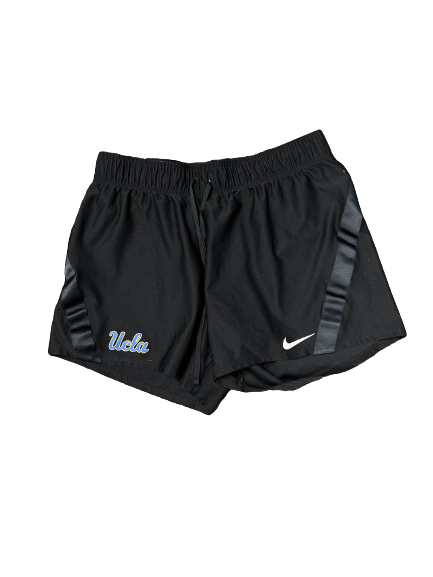 Kelli Godin UCLA Softball Team Issued Black Workout Shorts (Size Women&