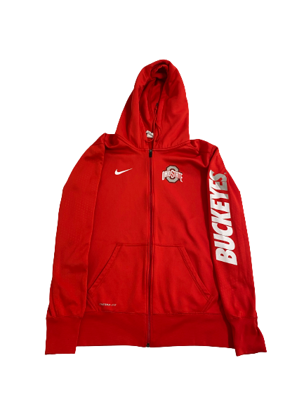 Mia Grunze Ohio State Volleyball Team-Issued Zip-Up Jacket (Size L)