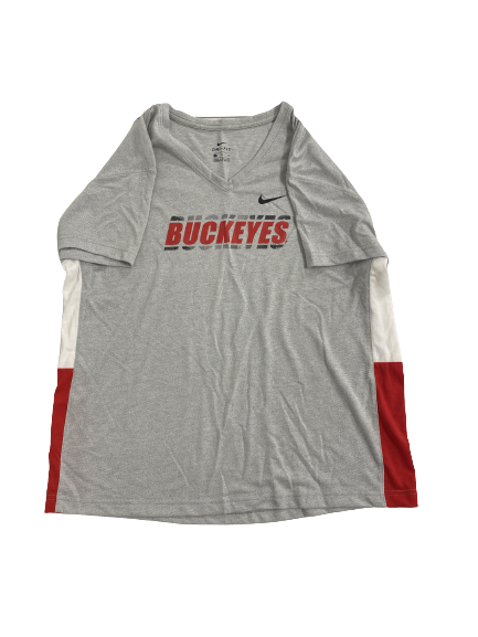 Mia Grunze Ohio State Volleyball Team-Issued T-Shirt (Size Women&