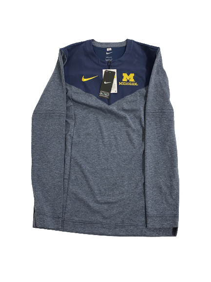 Audrey LeClair Michigan Softball Player-Exclusive Quarter-Zip Pullover (Size S) (NEW WITH $85 TAG)