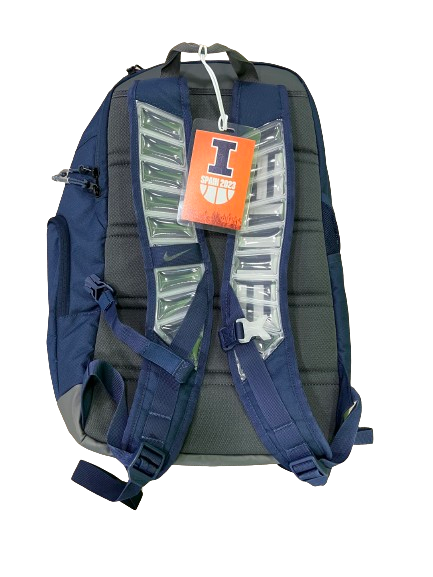Quincy Guerrier Illinois Basketball Player Exclusive Travel Backpack with 