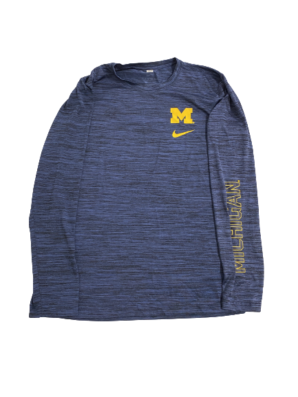 Audrey LeClair Michigan Softball Team-Issued Long Sleeve Shirt (Size S)