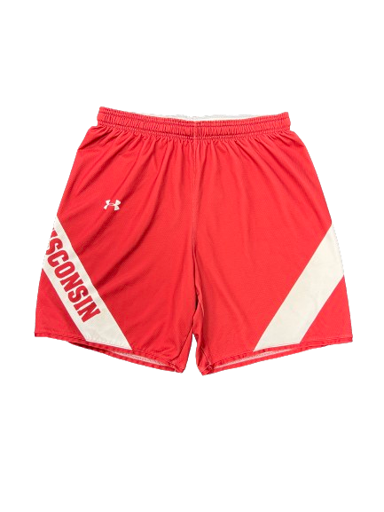Tyler Wahl Wisconsin Basketball Player Exclusive Practice Shorts (Size XL)