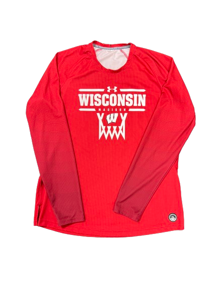 Tyler Wahl Wisconsin Basketball Player Exclusive "DO MOORE" Pre-Game Warm-Up Shooting Shirt (Size XL)