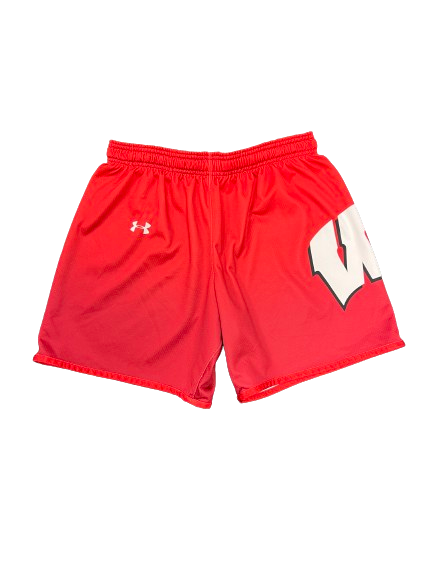 Tyler Wahl Wisconsin Basketball Player Exclusive Practice Shorts (Size XL)