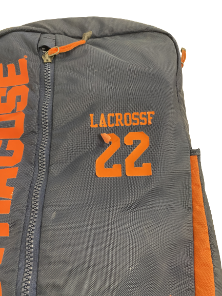 Megan Carney Syracuse Lacrosse Player-Exclusive Backpack With 