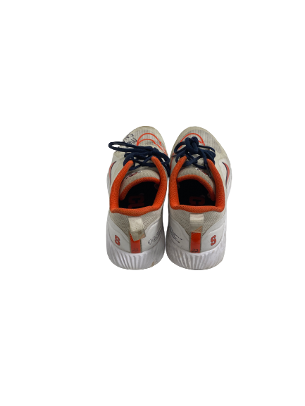 Megan Carney Syracuse Lacrosse Player Exclusive SIGNED AND INSCRIBED Game Worn Turf Shoes (Size 7)
