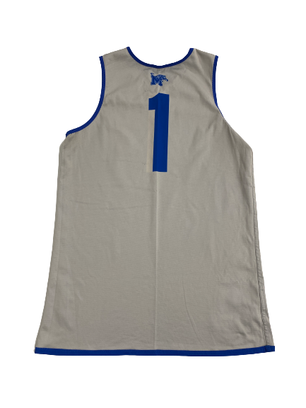 Keonte Kennedy Memphis Basketball Player-Exclusive Reversible Practice Jersey (Size M)