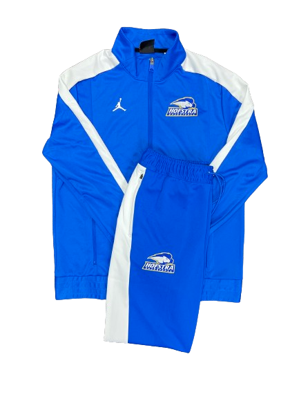 Tyler Thomas Hofstra Basketball Player Exclusive Sweatsuit - Jacket & Sweatpants (Size L)