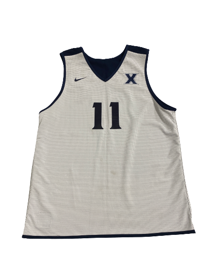 Keonte Kennedy Xavier Basketball Player-Exclusive Reversible Practice Jersey (Size L)