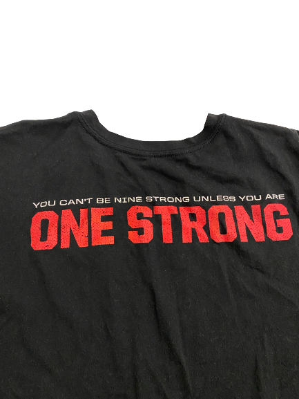 Mitch Rossi Ohio State Football Player-Exclusive ONE STRONG T-Shirt (Size XL)