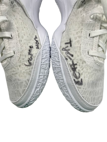 Tyler Thomas Hofstra Basketball Signed & Inscribed Game Worn Shoes (Si –  The Players Trunk