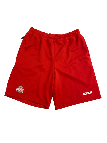 Mitch Rossi Ohio State Football Player-Exclusive "LeBron" Sweatshorts (Size XL)