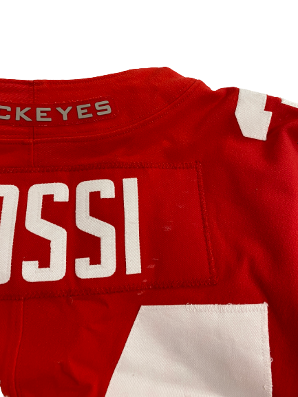 Mitch Rossi Ohio State Football 2021 Game Worn Jersey (Size 44)