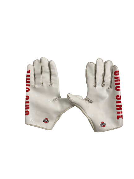 Mitch Rossi Ohio State Football Player Exclusive Gloves (Size XXL)