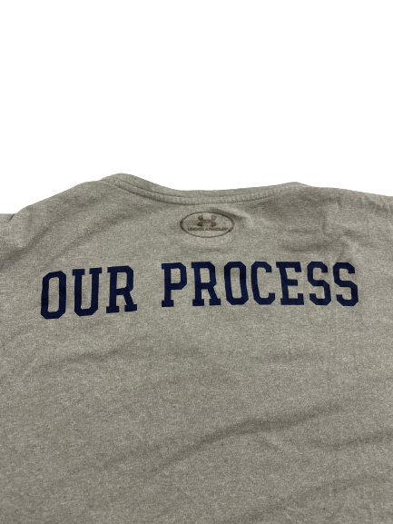 Caleb Johnson Notre Dame Football Player-Exclusive "OUR PROCESS" T-Shirt (Size XXL)
