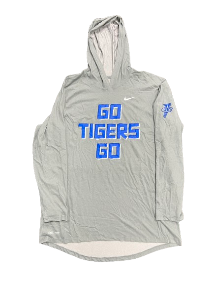 Jayhlon Young Memphis Basketball Player Exclusive Performance Hoodie with PENNY HARDAWAY Logo (Size XL)
