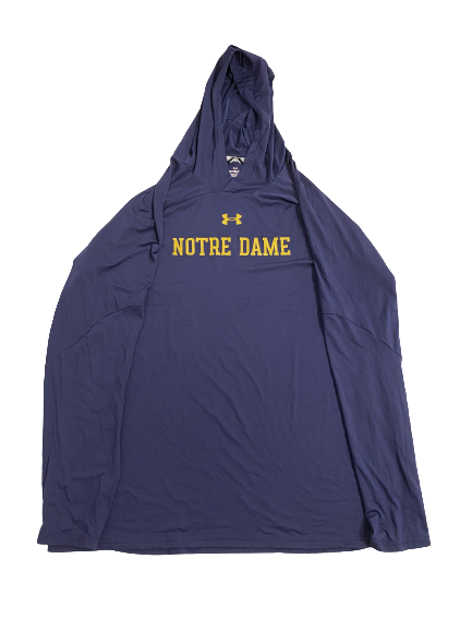Caleb Johnson Notre Dame Football Player-Exclusive Performance Hoodie (Size XXL)