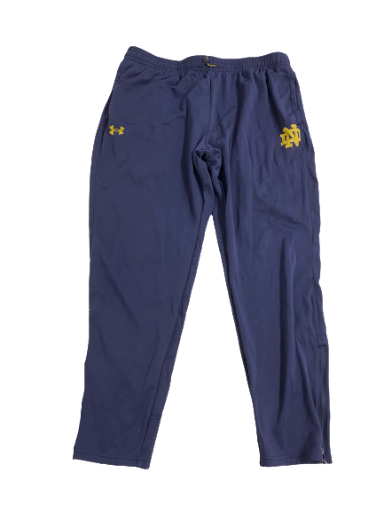 Caleb Johnson Notre Dame Football Team-Issued Sweatpants (Size XXL)