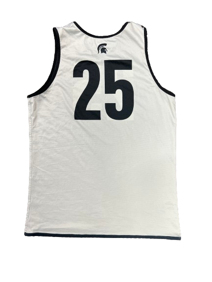 Malik Hall Michigan State Basketball Player Exclusive Reversible *RARE BLACK* Practice Jersey (Size L)
