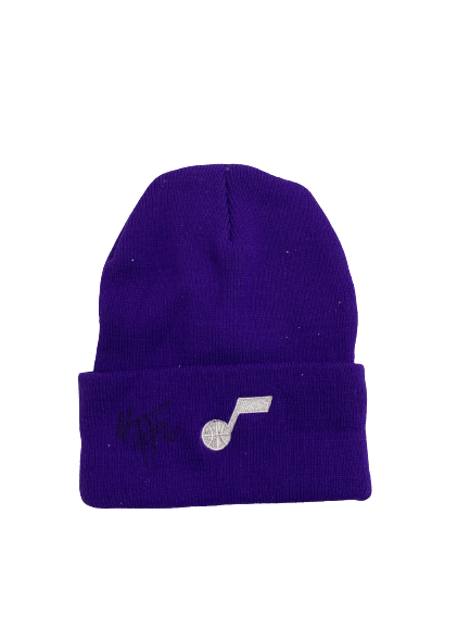 Udoka Azubuike Utah Jazz Basketball Signed Beanie Hat