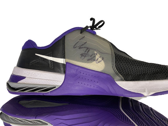 Udoka Azubuike Utah Jazz Basketball Signed Shoes (Size 18)