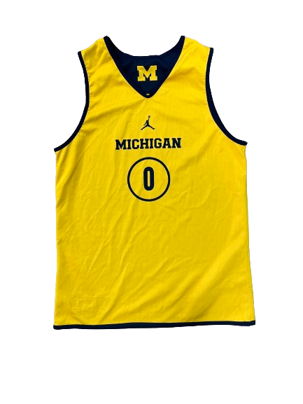 Dug McDaniel Michigan Basketball Player Exclusive Reversible Practice Jersey (Size M)