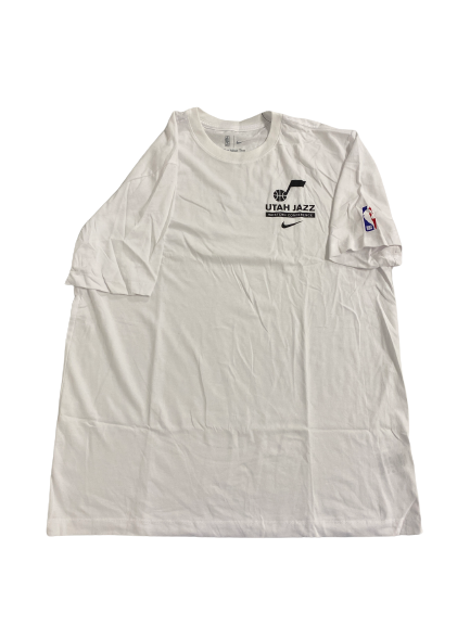 Udoka Azubuike Utah Jazz Basketball Team-Issued T-Shirt (Size XLT)